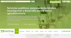 Desktop Screenshot of biotechveg.com